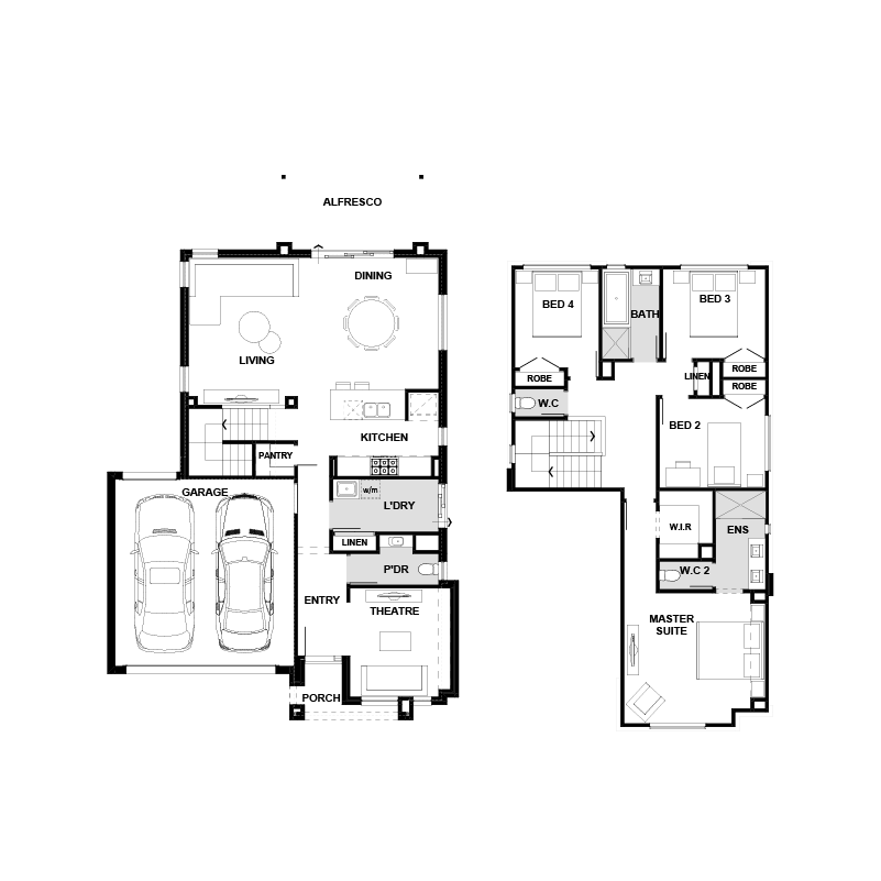 The Sadie 247 by Plantation Homes Floorplan