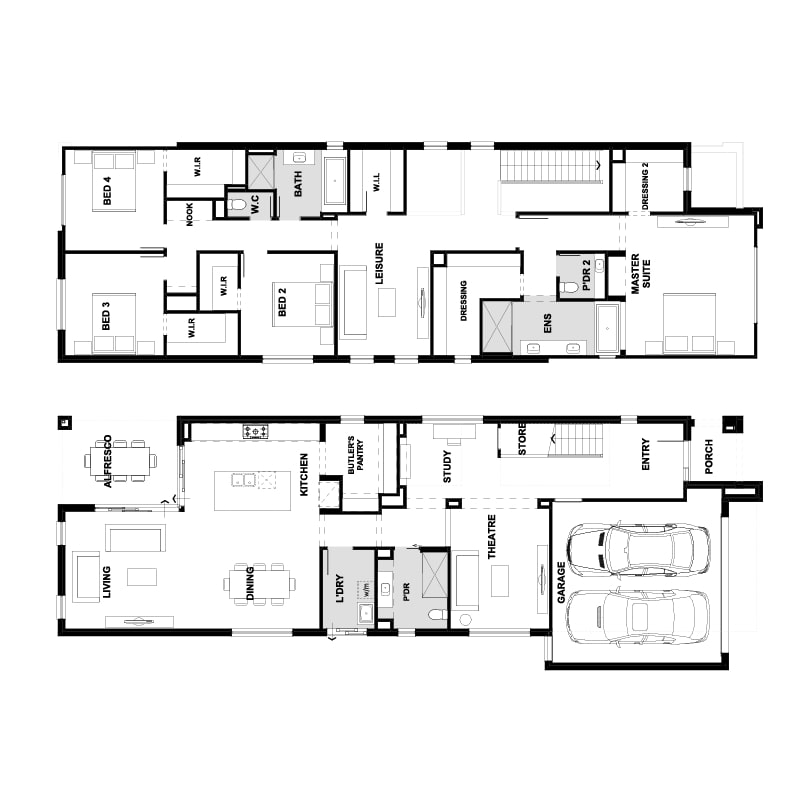 The Verona 376 by Plantation Homes Floorplan